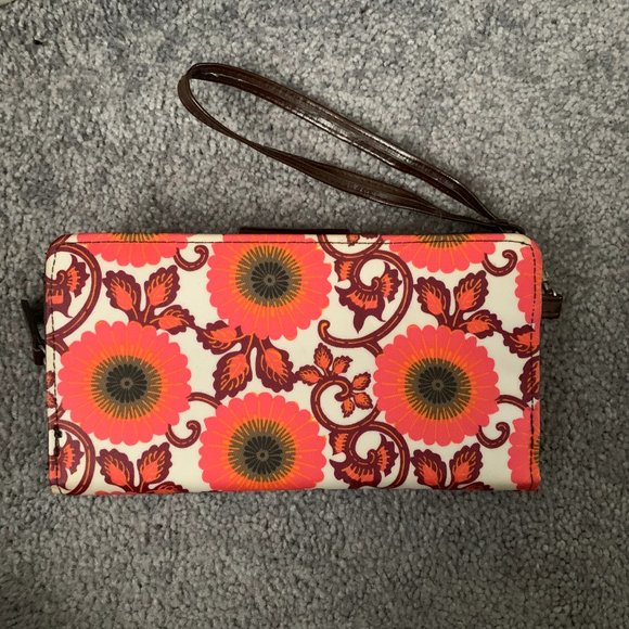 Patterned Flowered Wallet - Picture 2 of 6